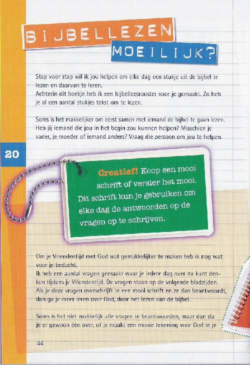 Blz 44, Stille tijd, Vriendentijd